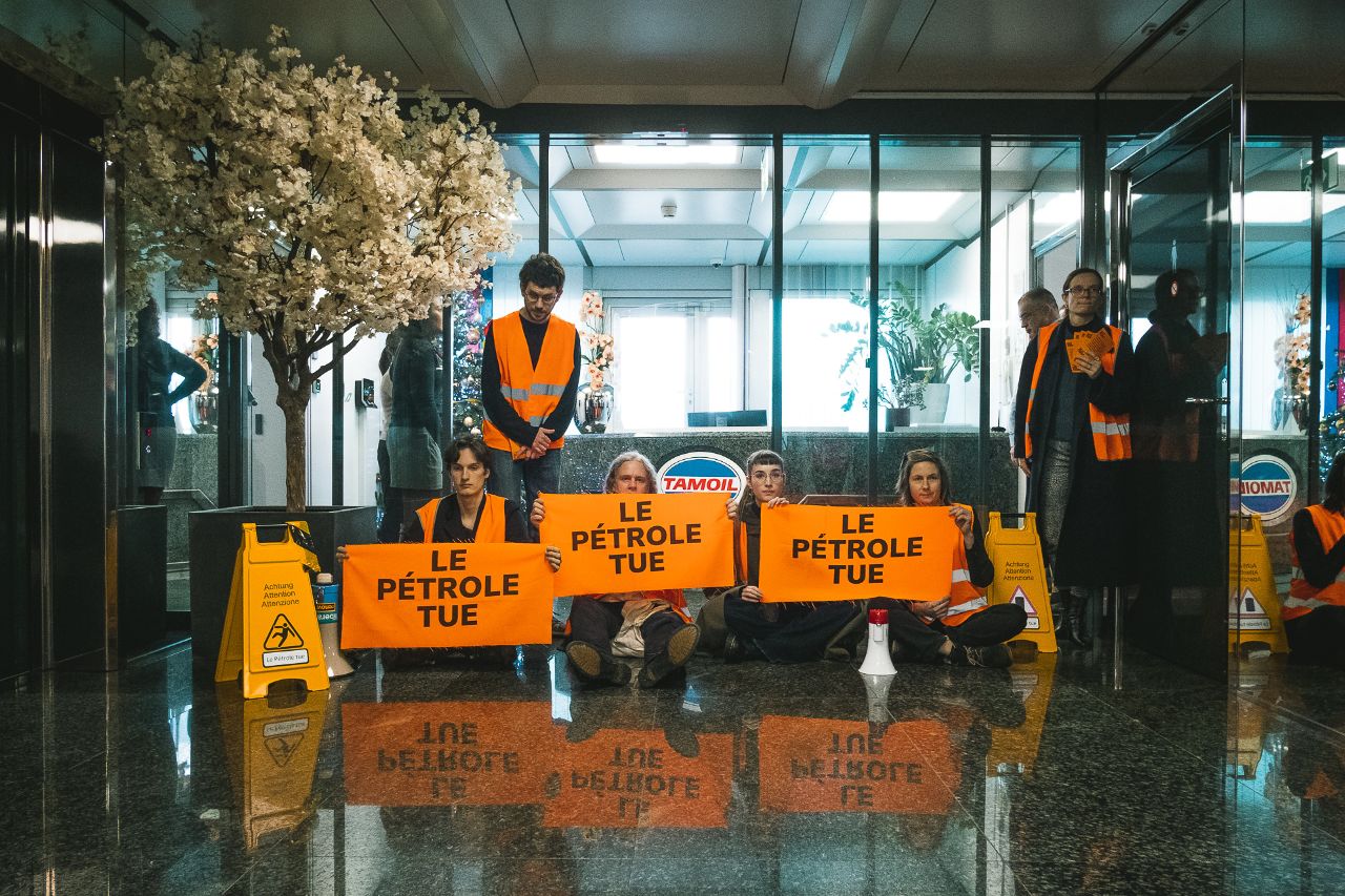 Action chez Tamoil à Genève